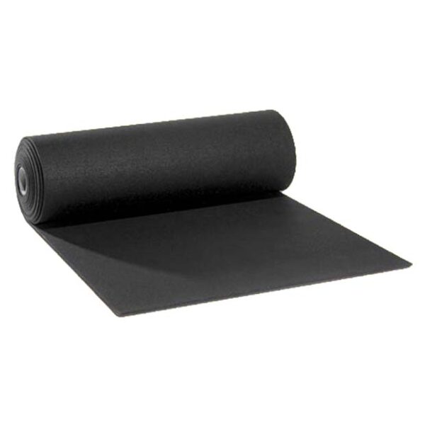 SISU Gummimatte på rull, sort, 6000x1250x10mm